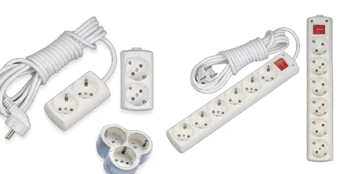 Helsan Elektrik ürünlerinden: priz grupları ve kablolar