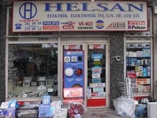Helsan Elektrik mağaza cephesi, Tığcılar